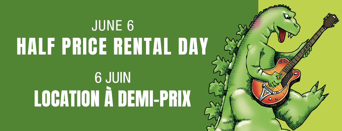Half Price Rental Day